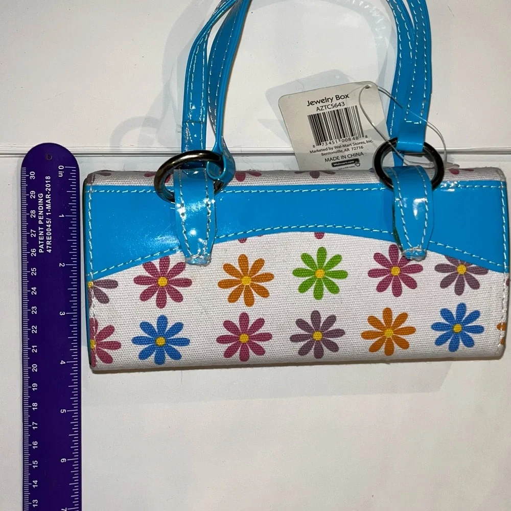 JEWELRY BOX ORGANIZER TRAVEL CASE PURSE FOR RINGS NECKLACE EARRINGS BRACELETS - Picture 6 of 9